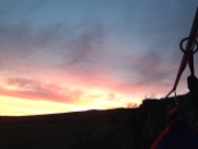 Hammock view of sunset